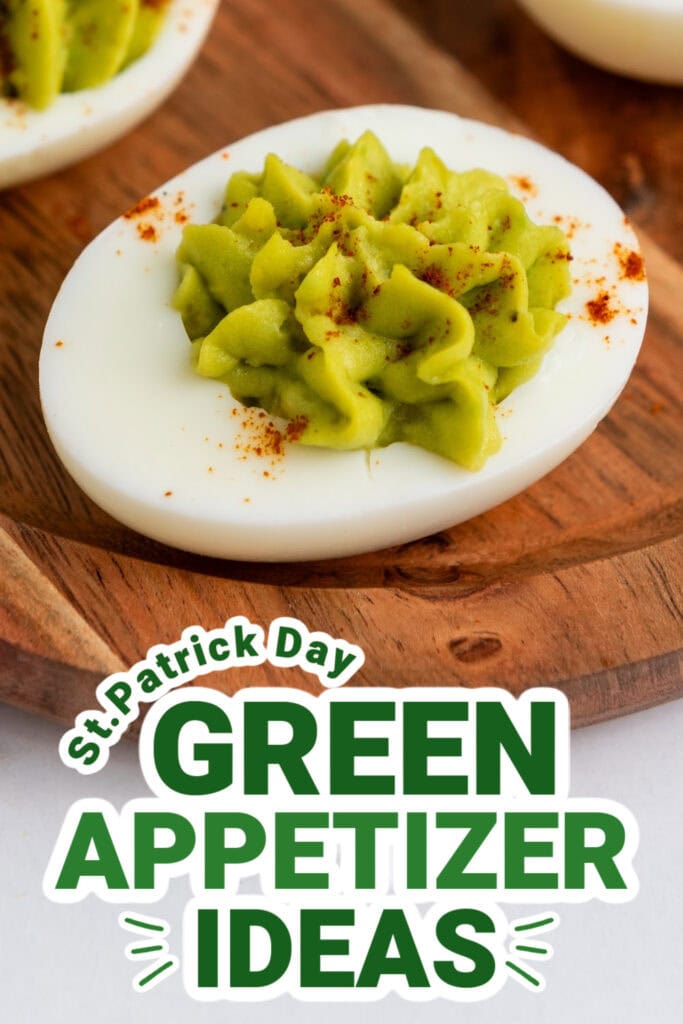 st.patrick day food - Avocado Deviled Eggs