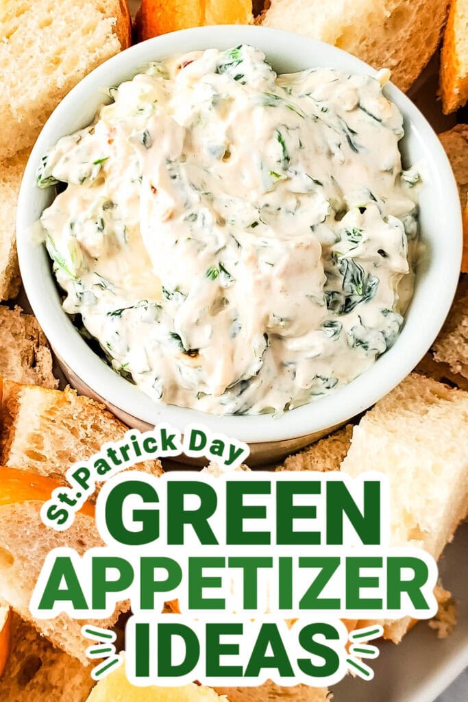 st.patrick day food - Creamy Spinach Dip