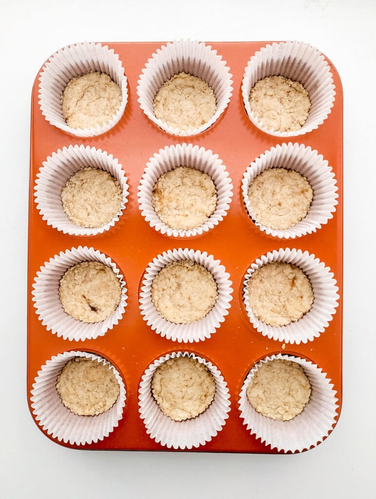 lemon bar cupcakes process photo