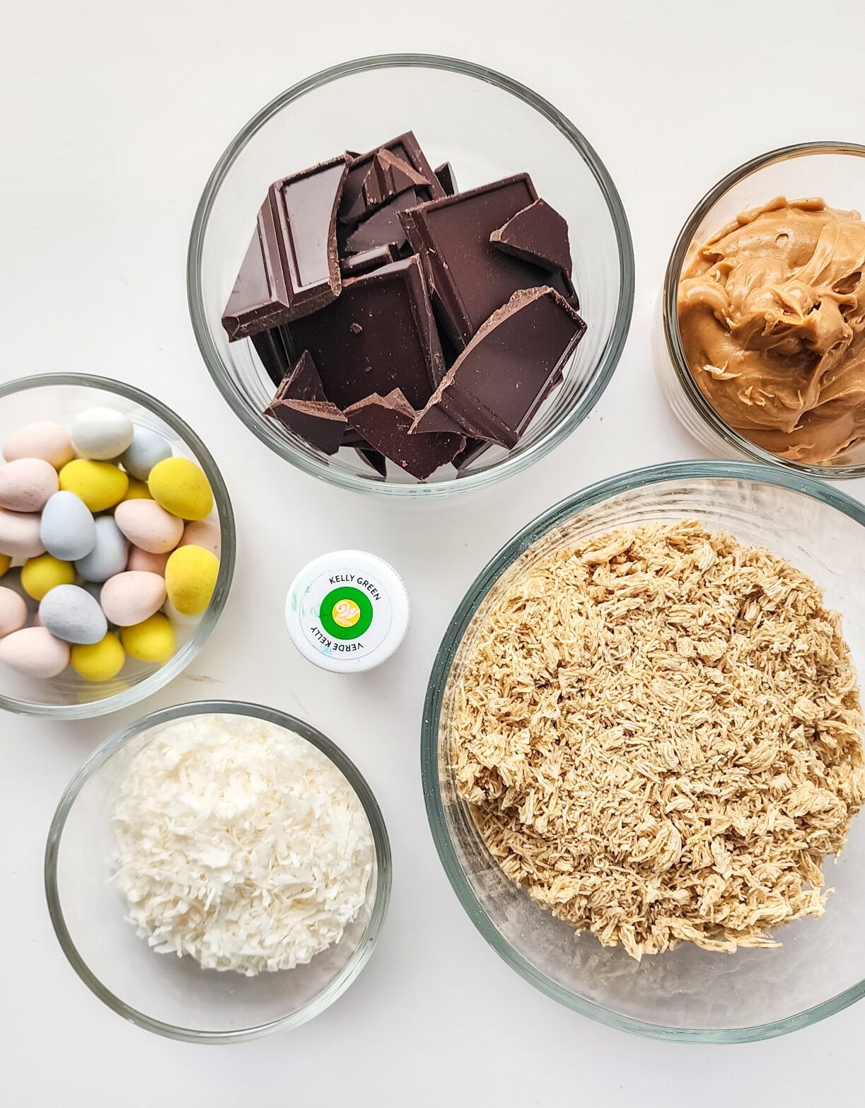 easter egg nests ingredients