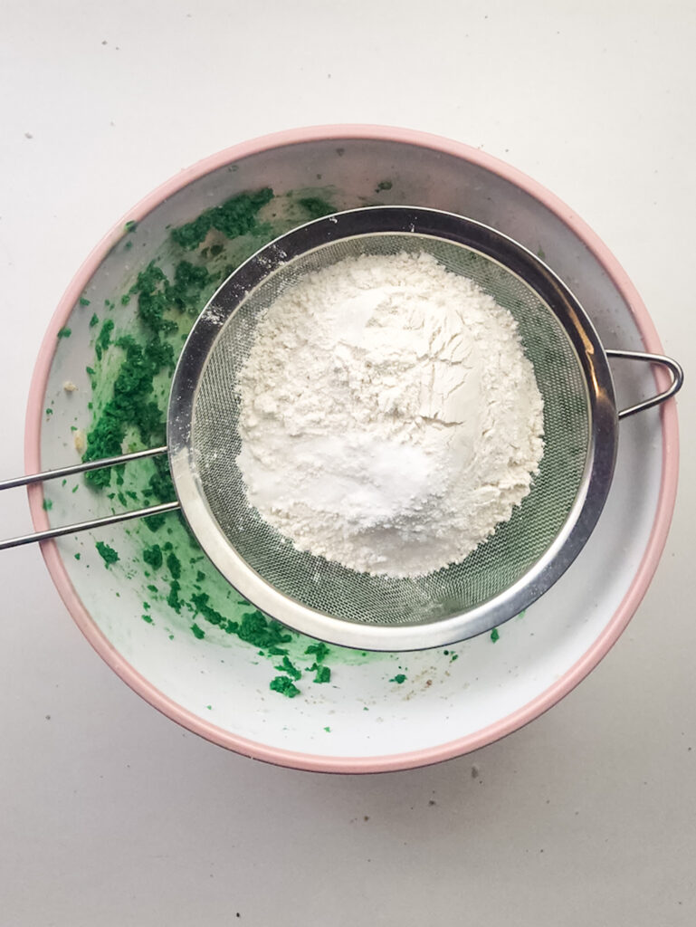 lucky charms st. patrick's day cookies process photo