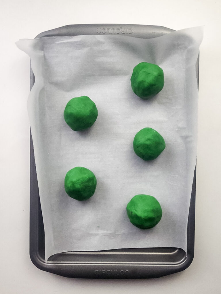 lucky charms st. patrick's day cookies process photo