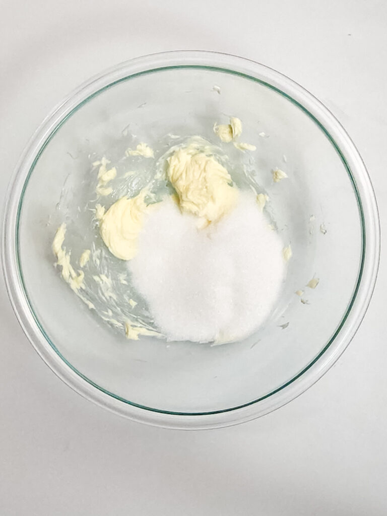 pink sugar cookies process photo