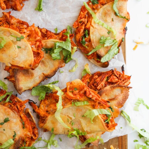 crispy baked chicken tacos