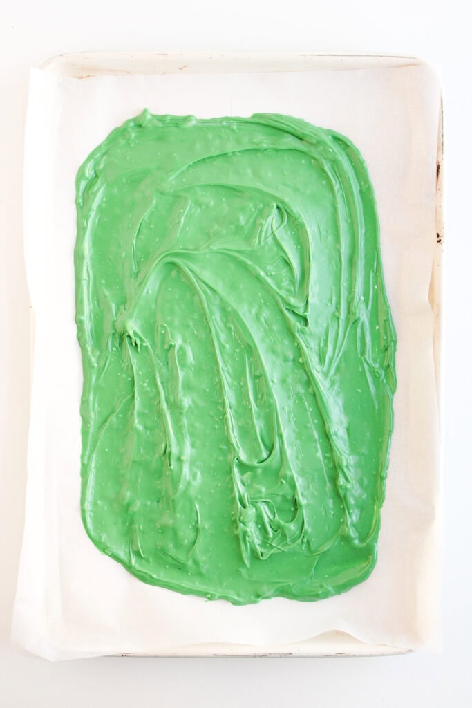 st. patrick's day bark process photo