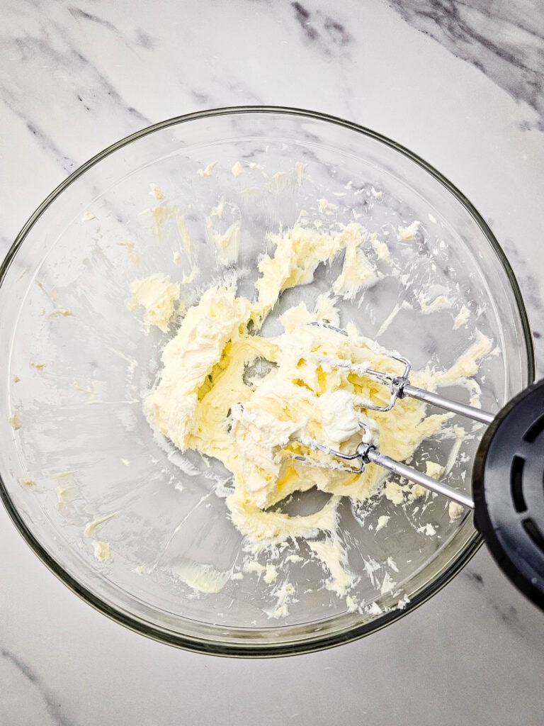 carrot cake blondies process photo
