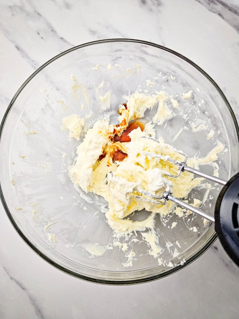 carrot cake blondies process photo