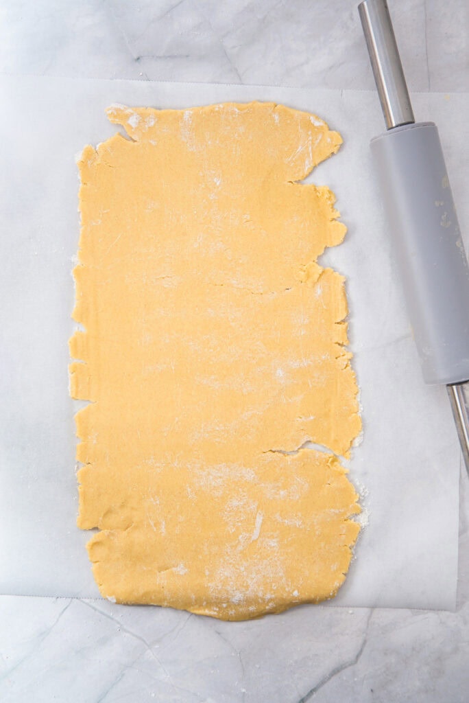 valentines day sugar cookies process photo