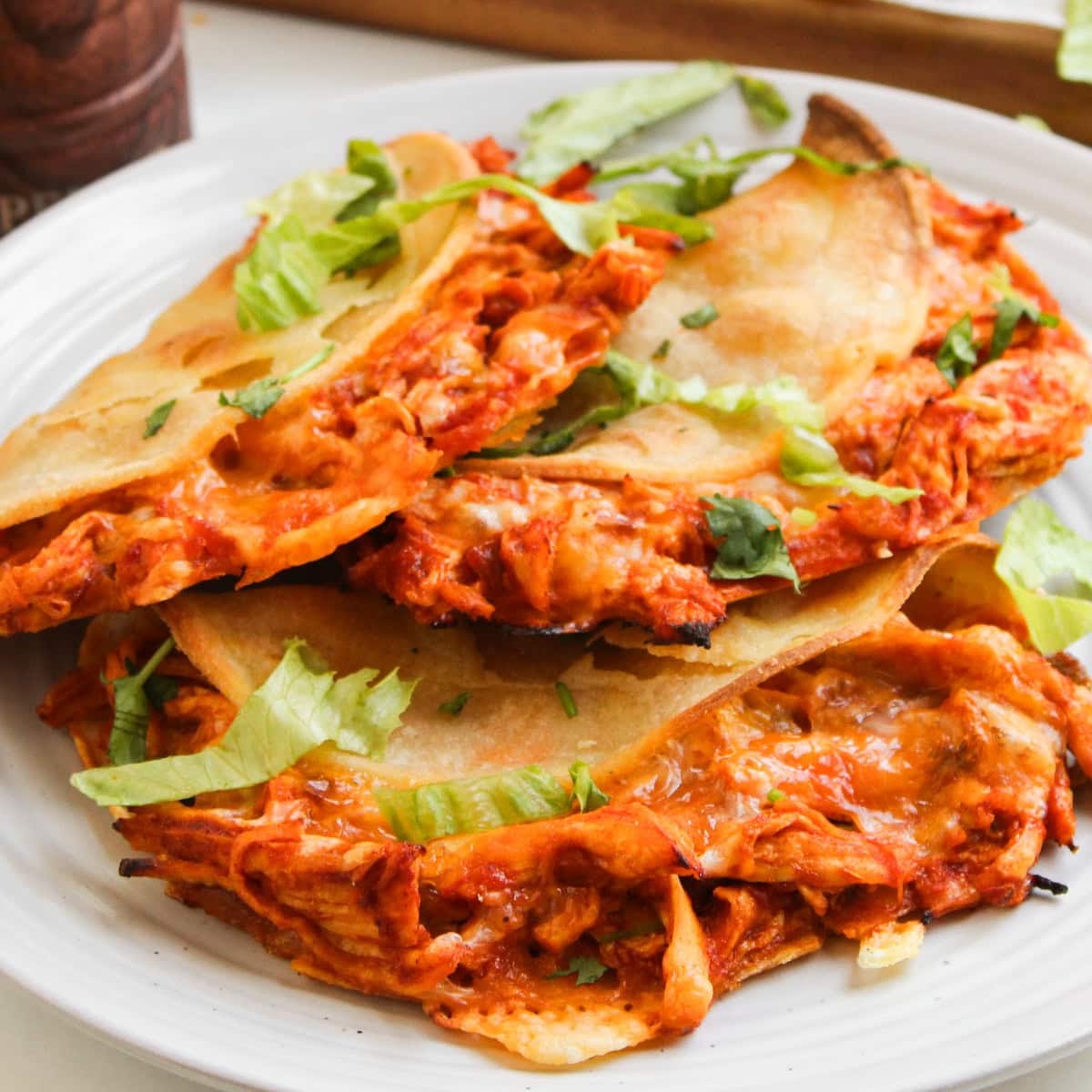 crispy baked chicken tacos featured image