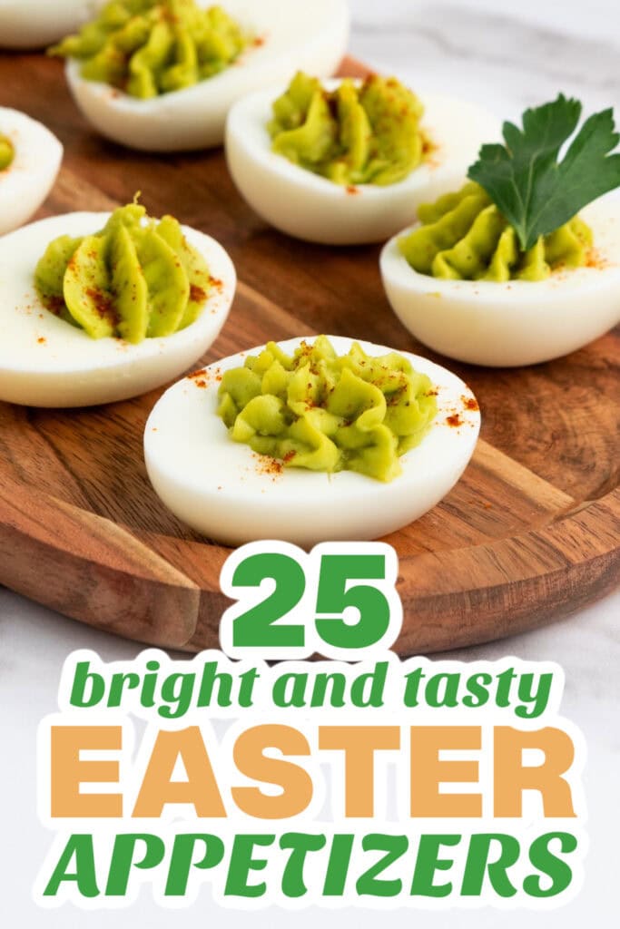 easter appetizers - Avocado Deviled Eggs