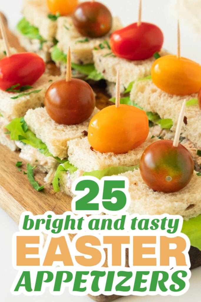 easter appetizers - Classic Tuna Tea Sandwiches