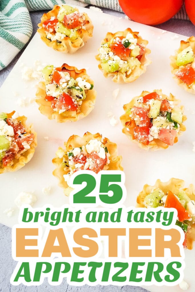 easter appetizers - Mediterranean Feta Bites