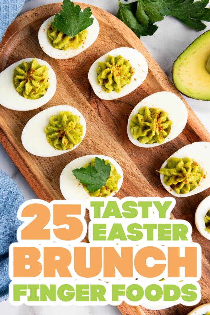 easter brunch - Avocado Deviled Eggs