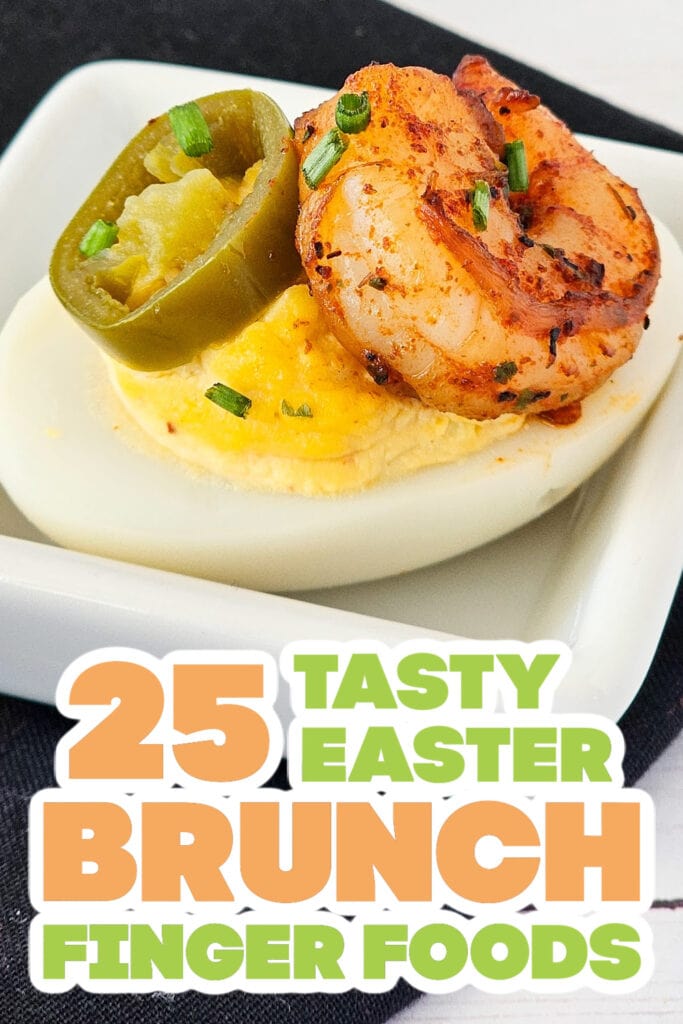 easter brunch - Cajun Deviled Eggs with Shrimp