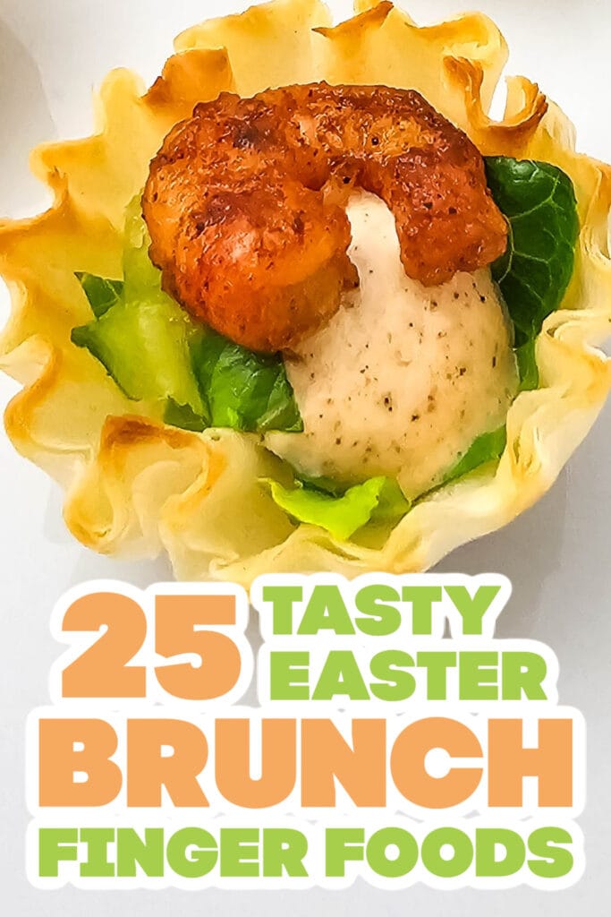 easter brunch - Chili Lime Shrimp Phyllo Cups