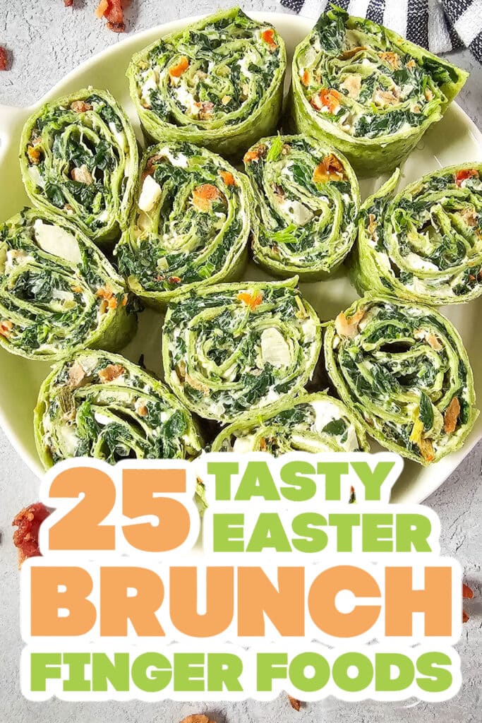 easter brunch - Classic Spinach Dip Pinwheels