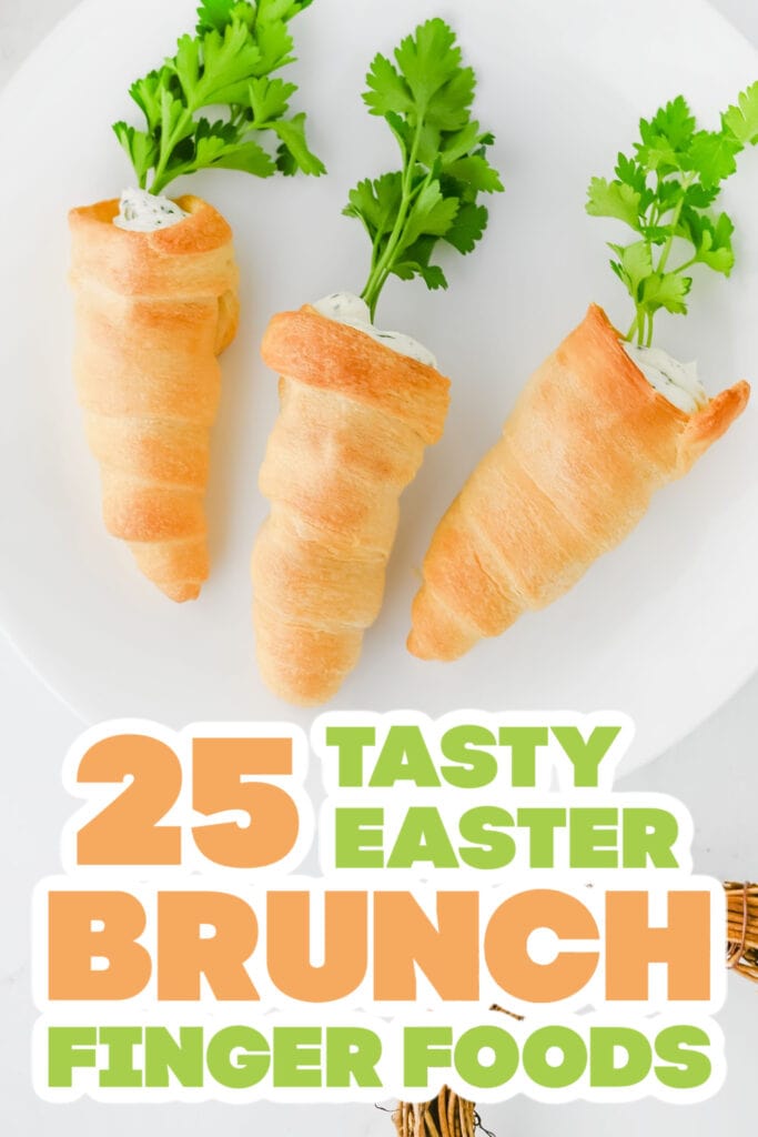 easter brunch - Crescent Roll Carrots