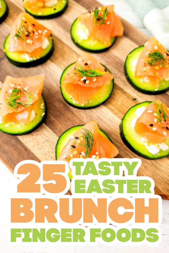 easter brunch - Light Salmon Cucumber Bites