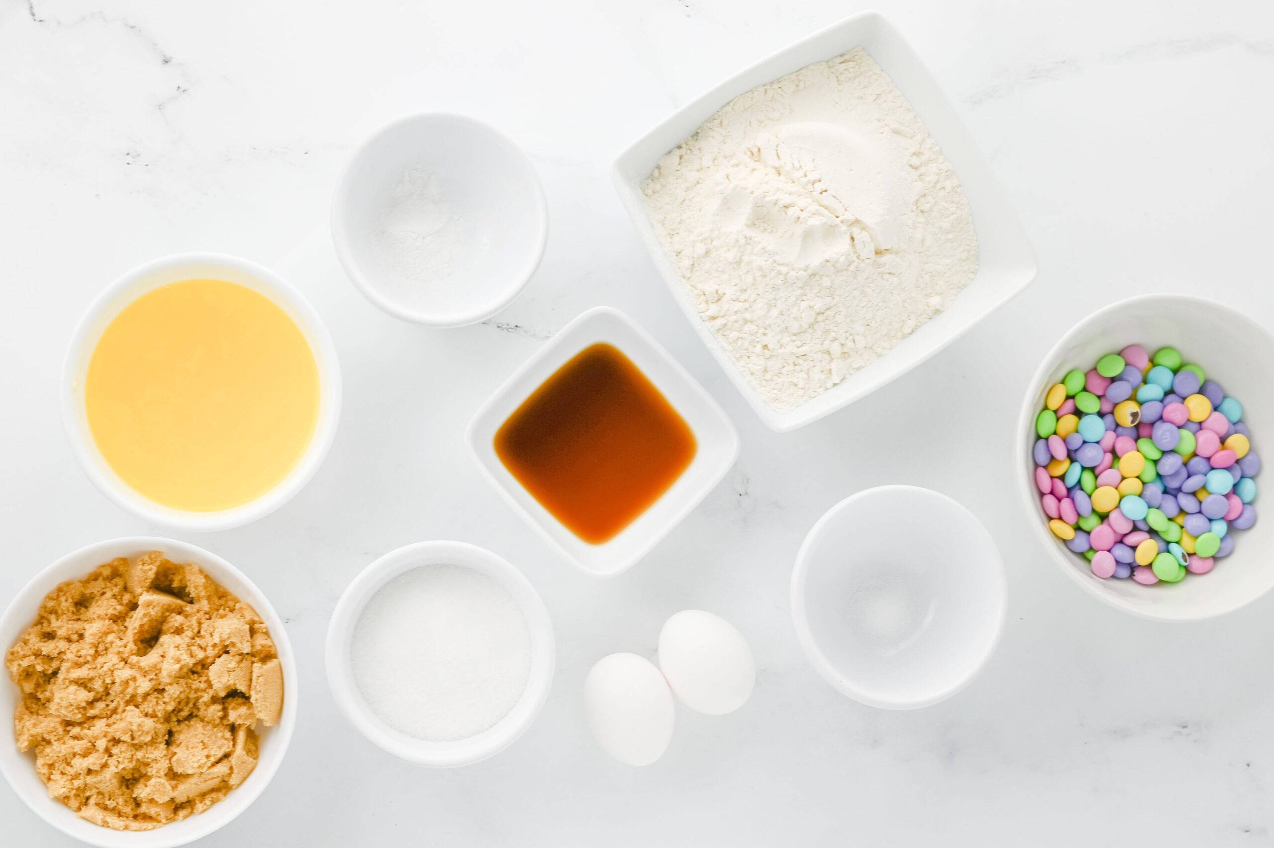 easter blondies ingredients