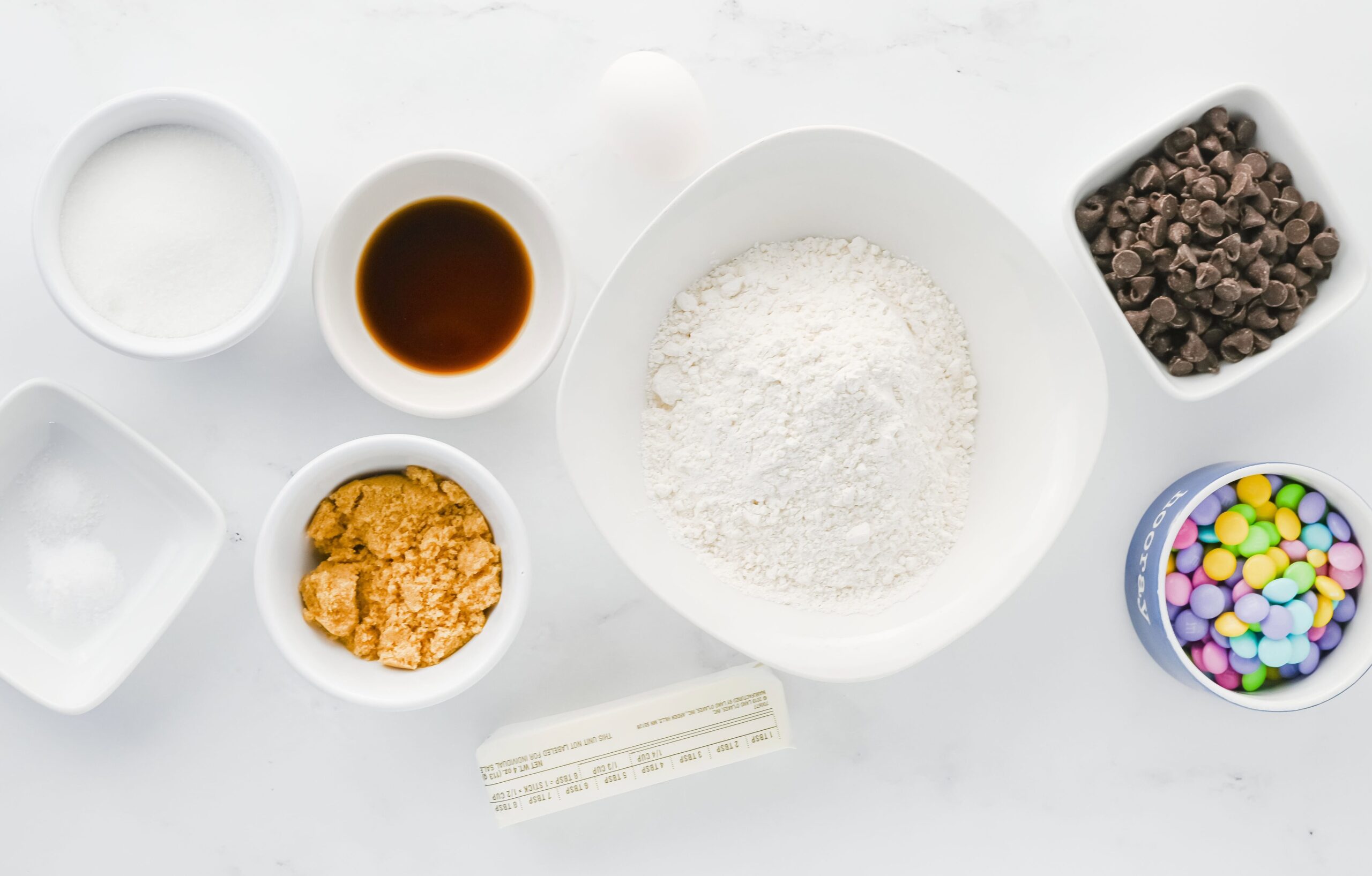 easter mm cookies ingredients