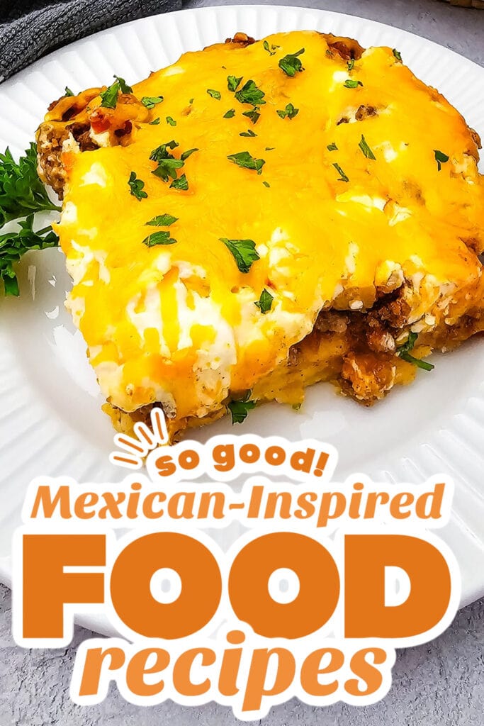 mexican-inspired food recipes - Cheesy Tex-Mex John Wayne Casserole