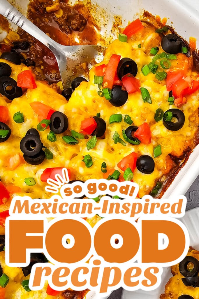 mexican-inspired food recipes - Mexican Taterot Casserole