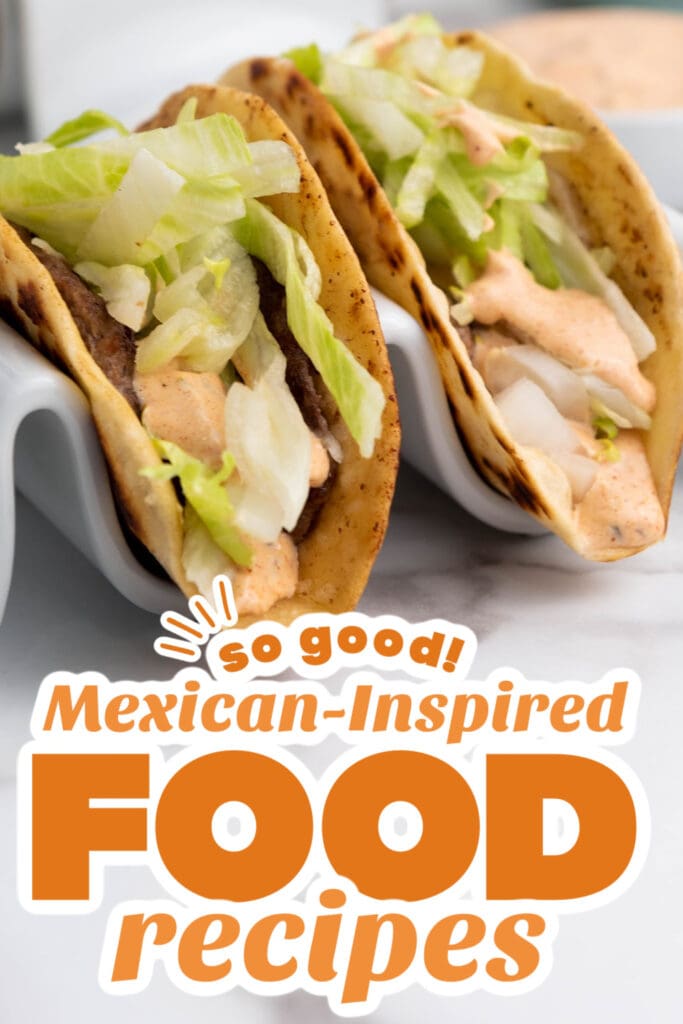 mexican-inspired food recipes - Smash Burger Tacos