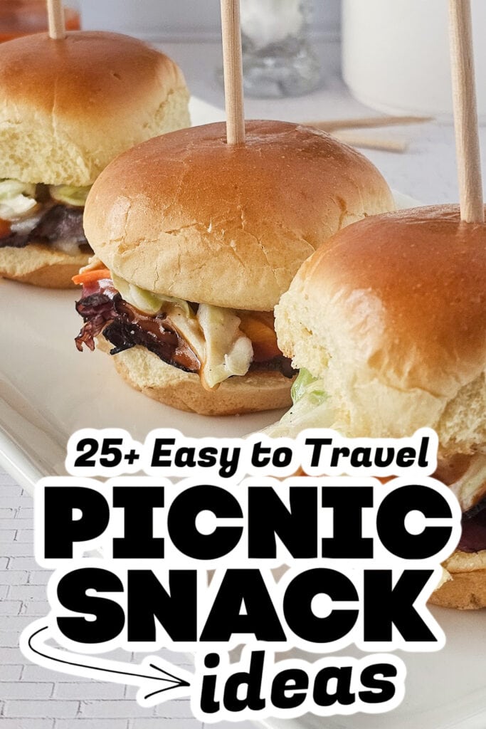 picnic snack ideas - Grilled Pastrami Slaw Sliders