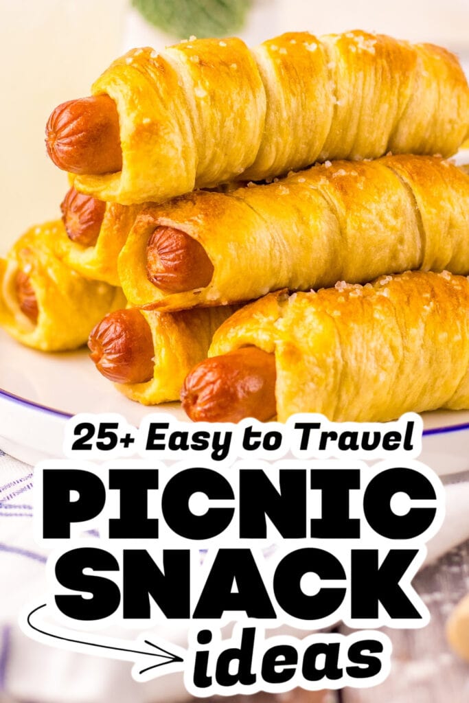 picnic snack ideas - Homemade Pretzel Dogs