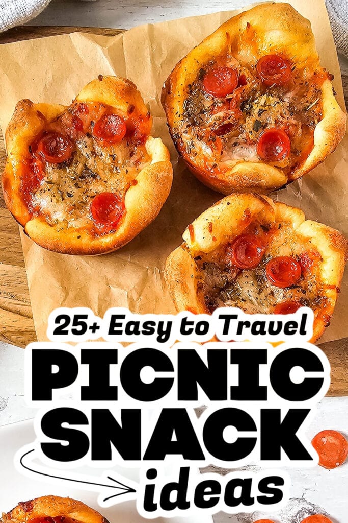 picnic snack ideas - Pepperoni Pizza Puffs