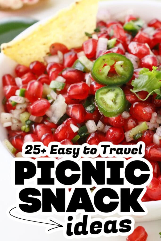 picnic snack ideas - Pomegranate Salsa