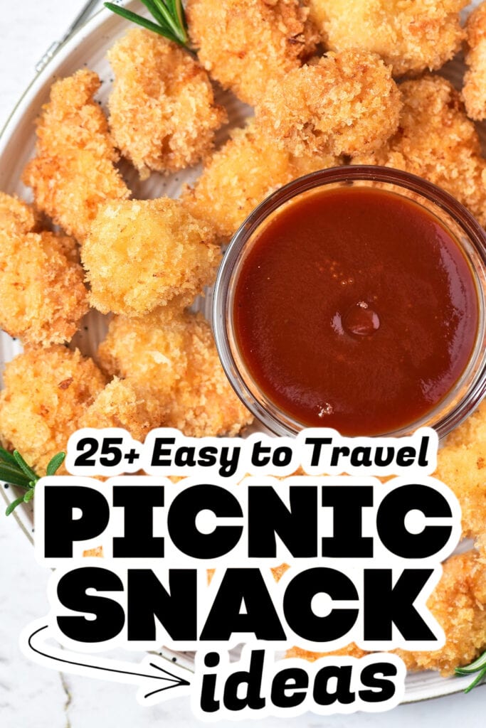 picnic snack ideas - Popcorn Chicken Bites