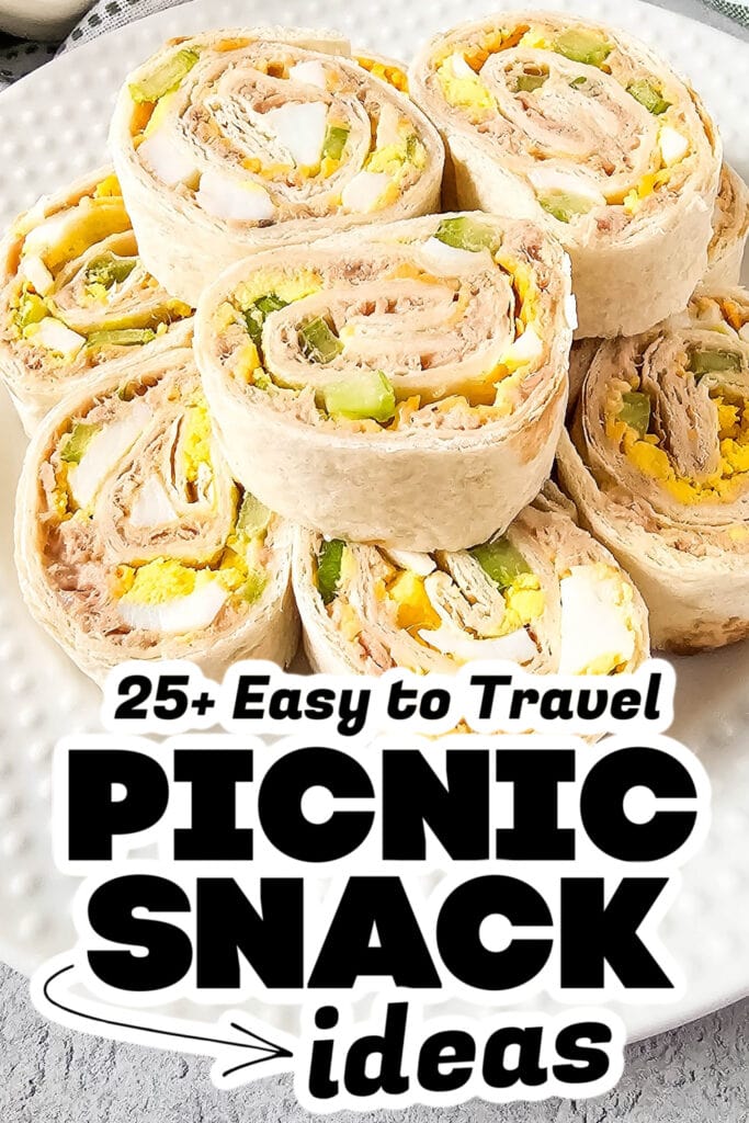 picnic snack ideas - Tuna Salad Pinwheels