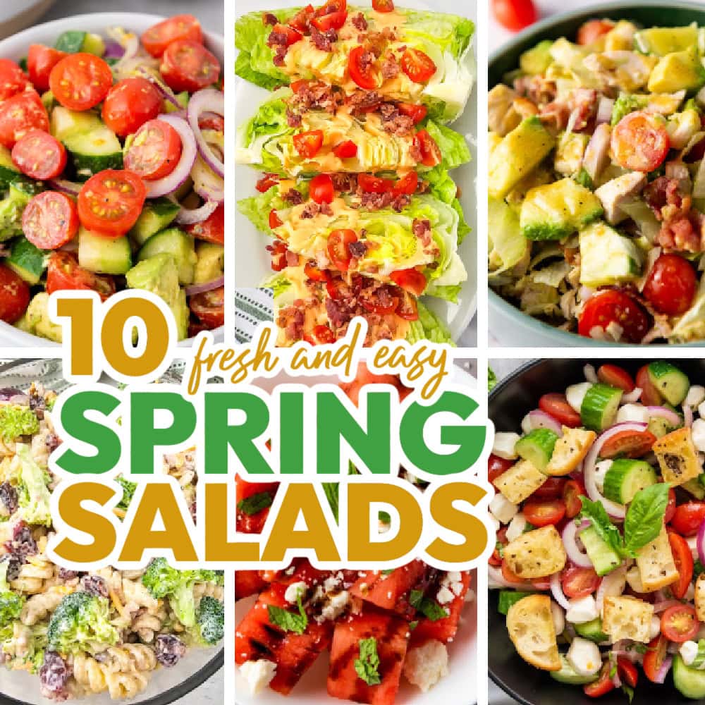 spring salads featured image