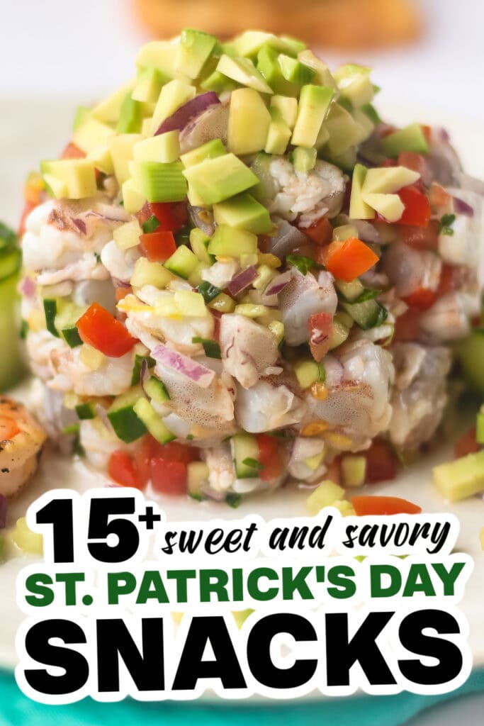 st. patrick's day snacks - Chilled Shrimp Ceviche
