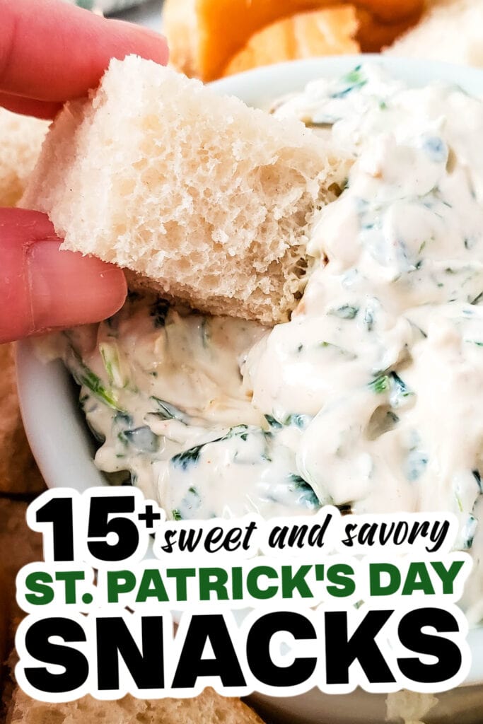 st. patrick's day snacks - Creamy Spinach Dip