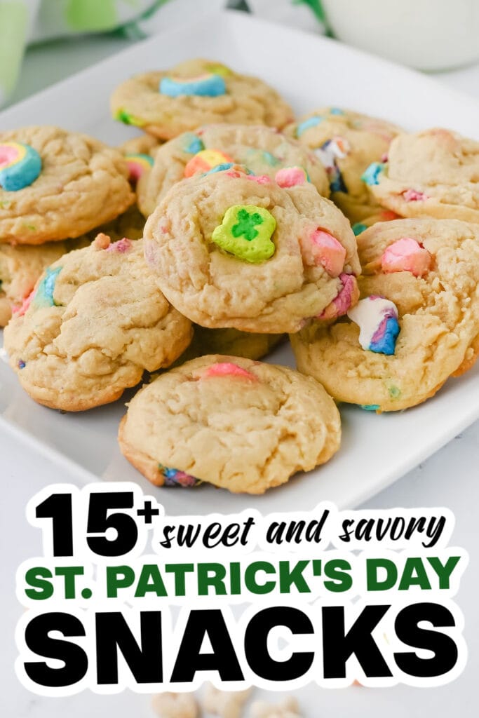 st. patrick's day snacks - Lucky Charms Cookies