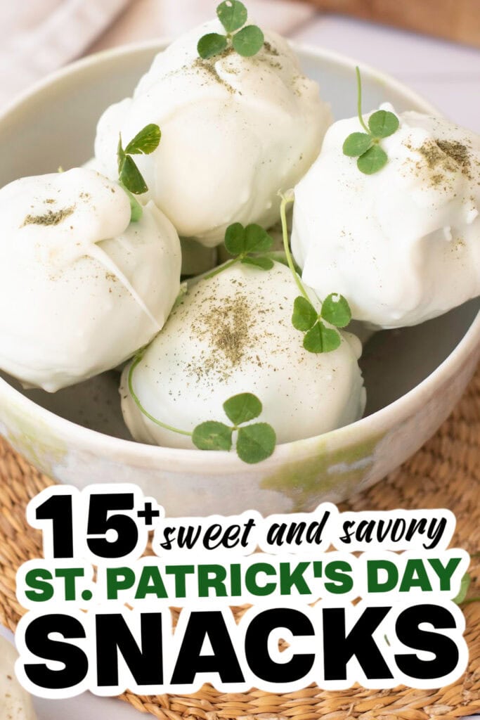 st. patrick's day snacks - St. Patrick’s Green Tea Truffles
