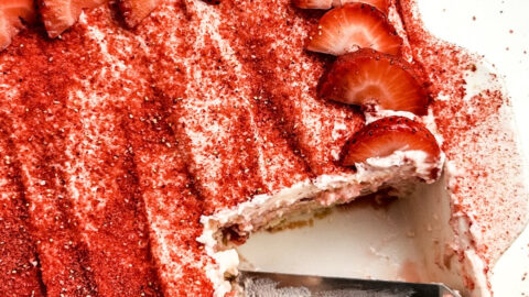 strawberry tiramisu featured image