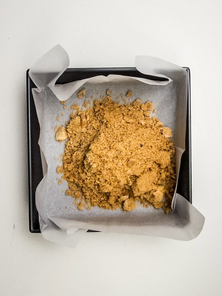 key lime pie bars process photo