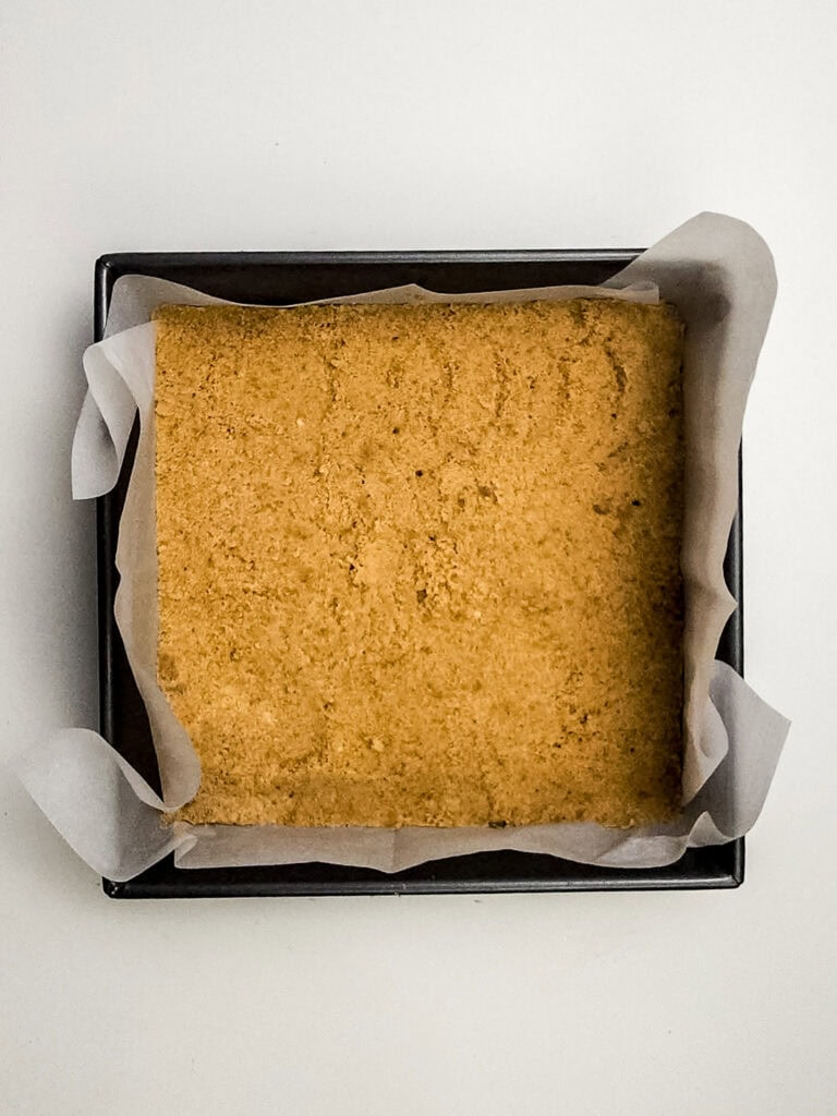 key lime pie bars process photo