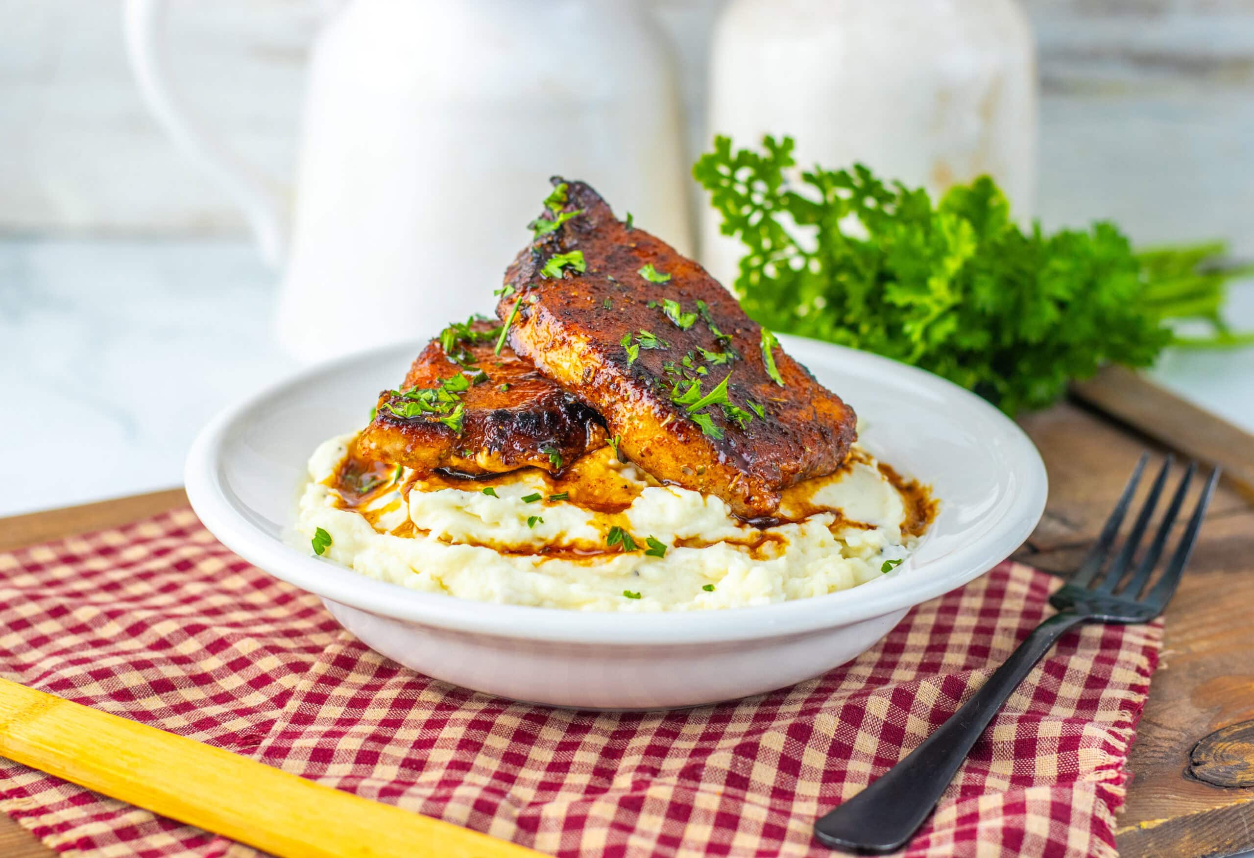 Brown Sugar Glazed Pork Chops
