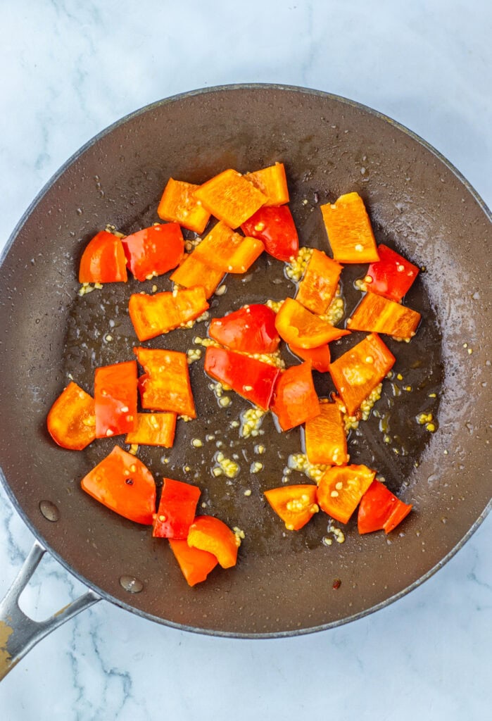 Honey Pepper Chicken Process Photo