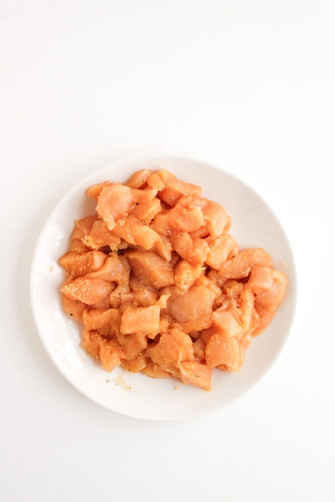 spinach artichoke chicken casserole process photo