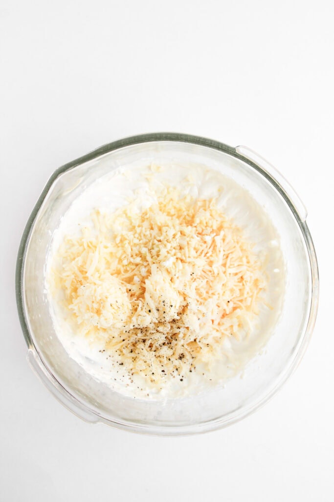 Spinach Artichoke Chicken Casserole Process Photo