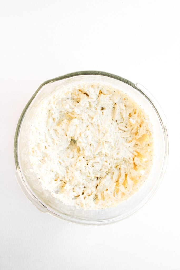 marry me chicken dip process photo