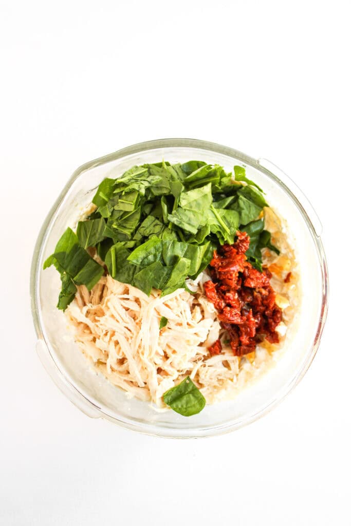 marry me chicken dip process photo