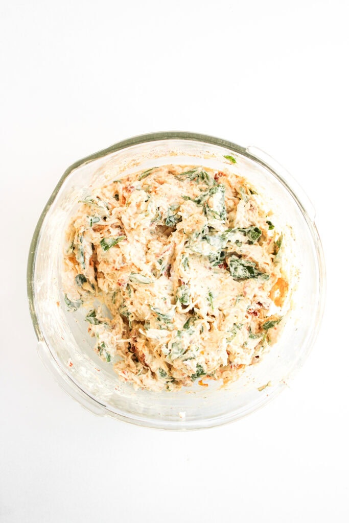 marry me chicken dip process photo