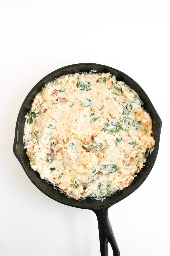 marry me chicken dip process photo