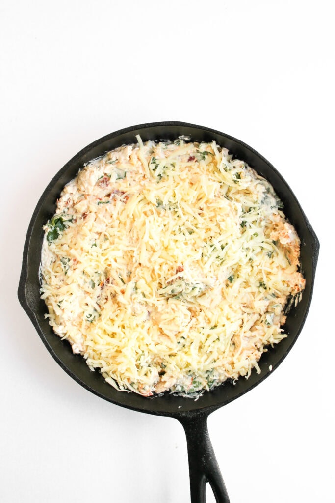 marry me chicken dip process photo